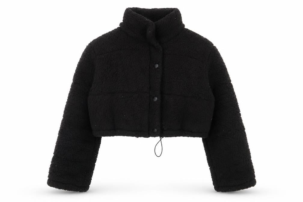 Boohoo Womens Black Jacket Size 12 Zip