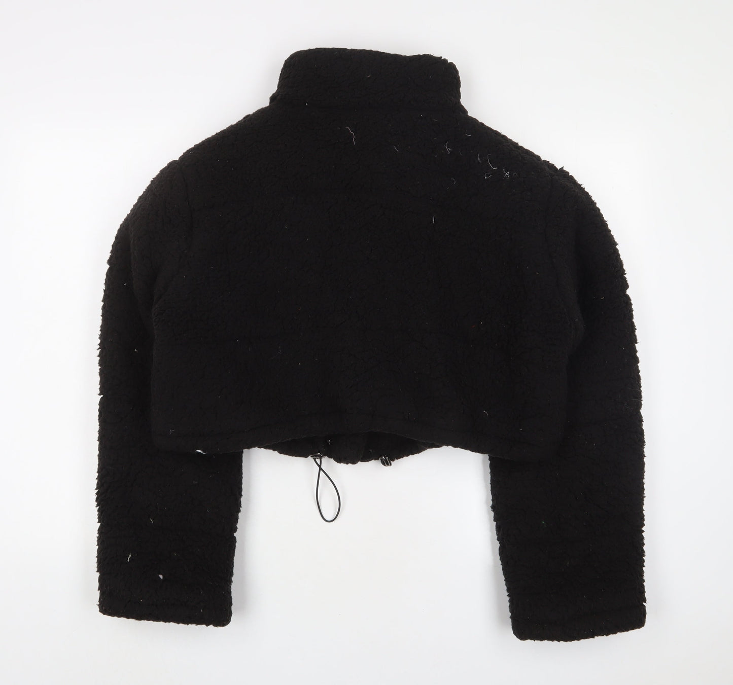 Boohoo Womens Black Jacket Size 12 Zip