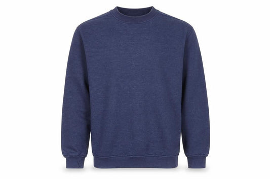 EWM Mens Blue Cotton Pullover Sweatshirt Size M