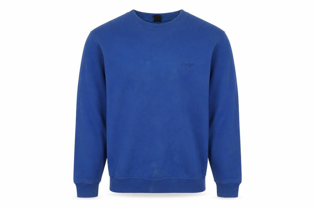 Cotton Traders Mens Blue Cotton Pullover Sweatshirt Size S