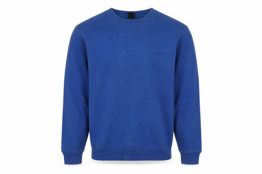 Cotton Traders Mens Blue Cotton Pullover Sweatshirt Size S