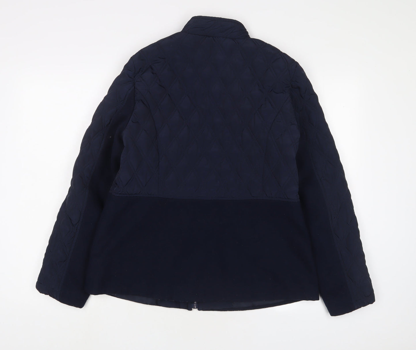 Debenhams Womens Blue Jacket Size 14 Zip