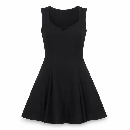 New Look Womens Black Cotton A-Line Size 8 V-Neck Pullover