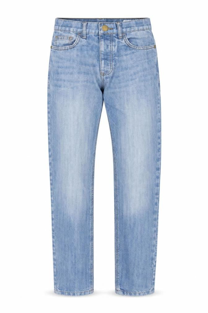 Denim & Co. Mens Blue Cotton Straight Jeans Size 28 in L30 in Slim Zip
