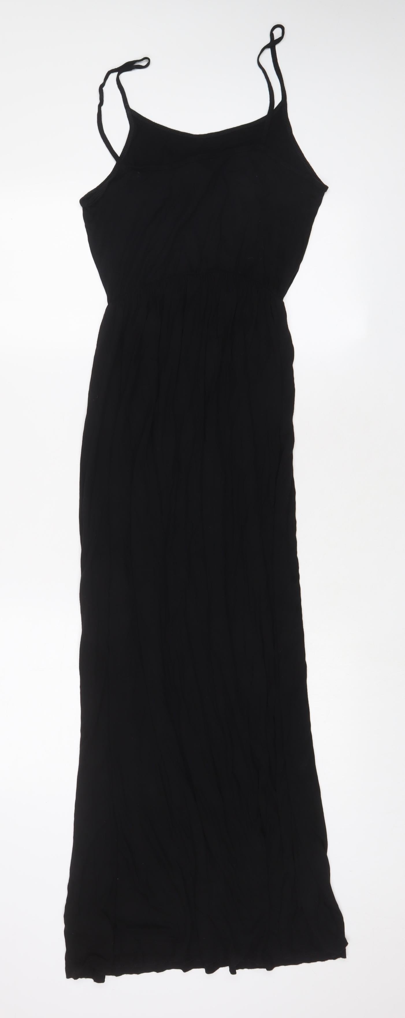 H&M Womens Black Viscose A-Line Size S Scoop Neck Pullover