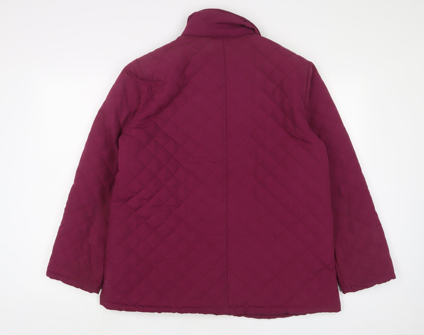 Dales Womens Purple Jacket Size 18 Button