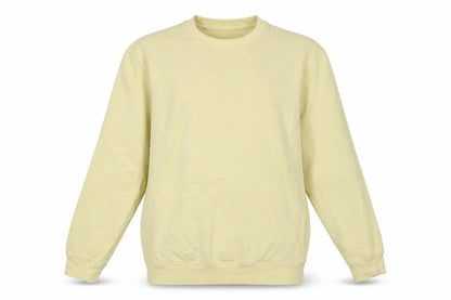 H&M Womens Yellow Cotton Pullover Sweatshirt Size XS