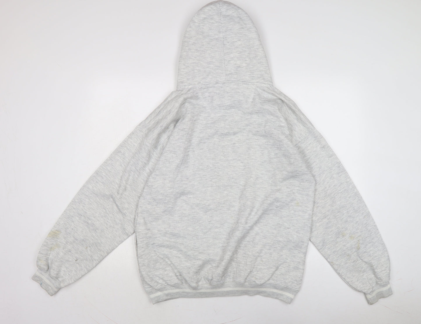 GEAR FOR SPORTS Mens Grey Cotton Pullover Hoodie Size M