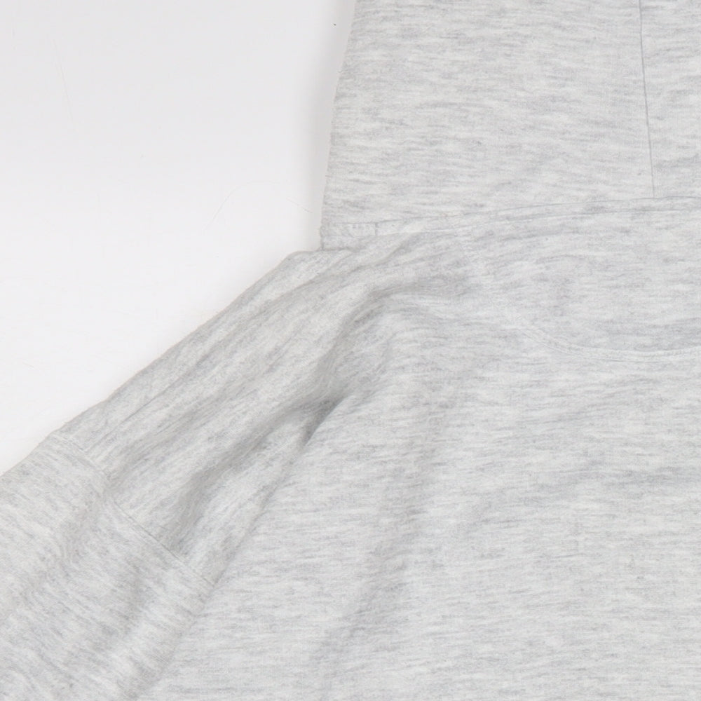 GEAR FOR SPORTS Mens Grey Cotton Pullover Hoodie Size M