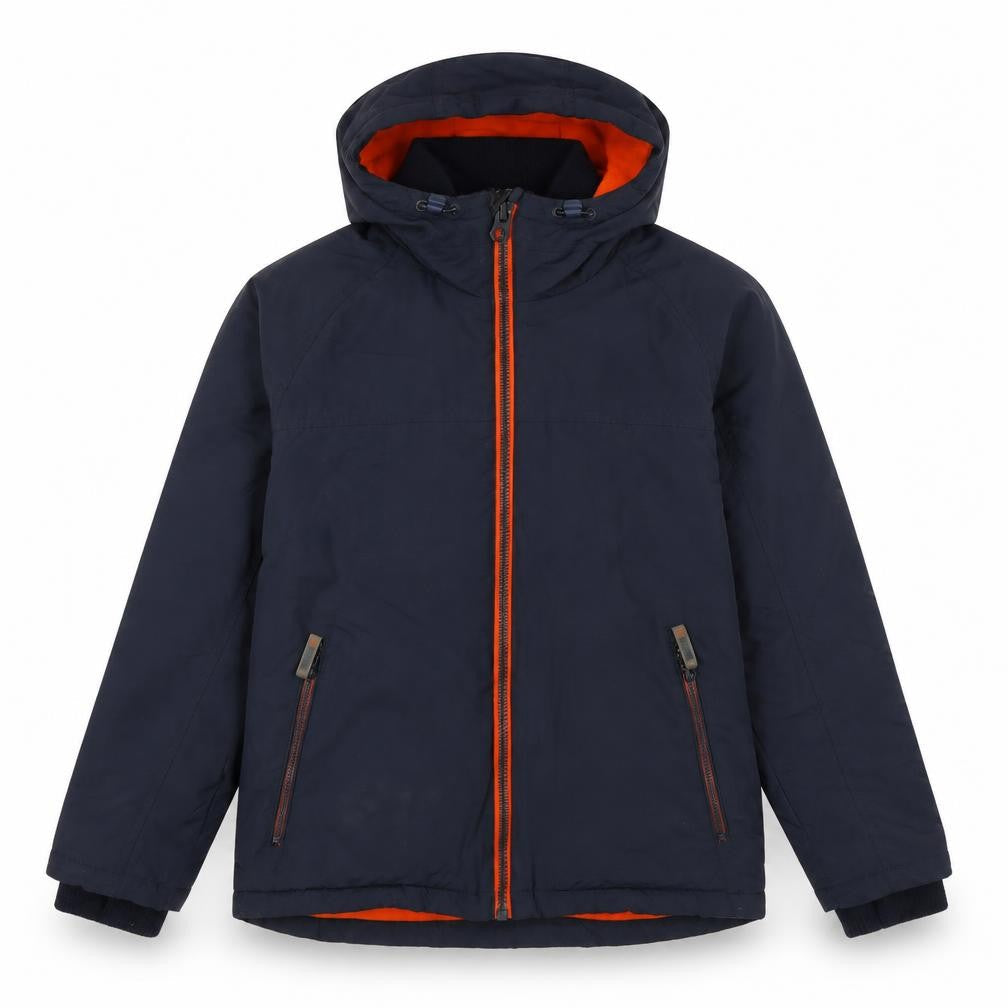 NEXT Girls Blue Basic Coat Coat Size 12 Years Zip