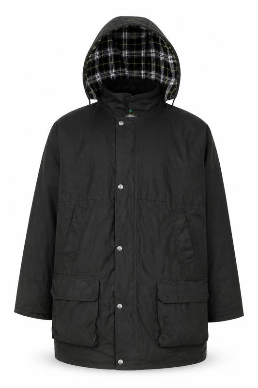 WaxBerry Mens Green Overcoat Coat Size M Zip - Wax