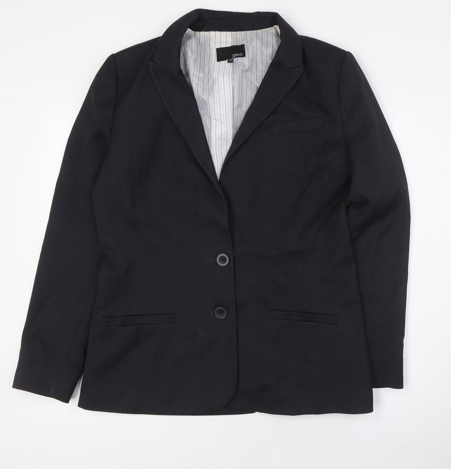NEXT Womens Grey Jacket Size 14 Button