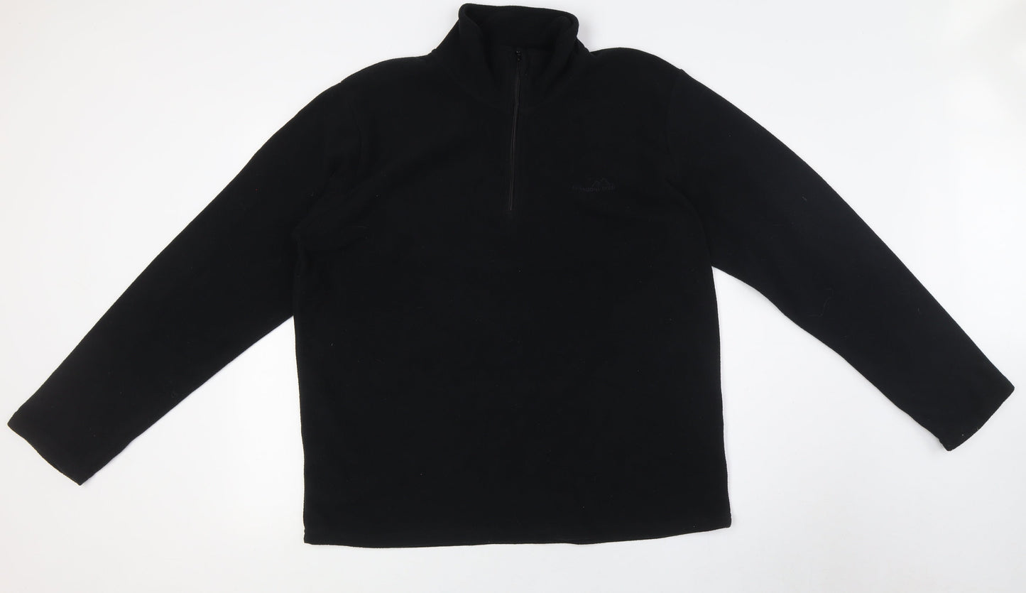 FREEDOM TRAIL Mens Black Polyester Pullover Sweatshirt Size L