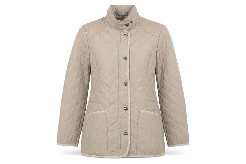 Marks & Spencer Womens Beige Jacket Size 14 Snap