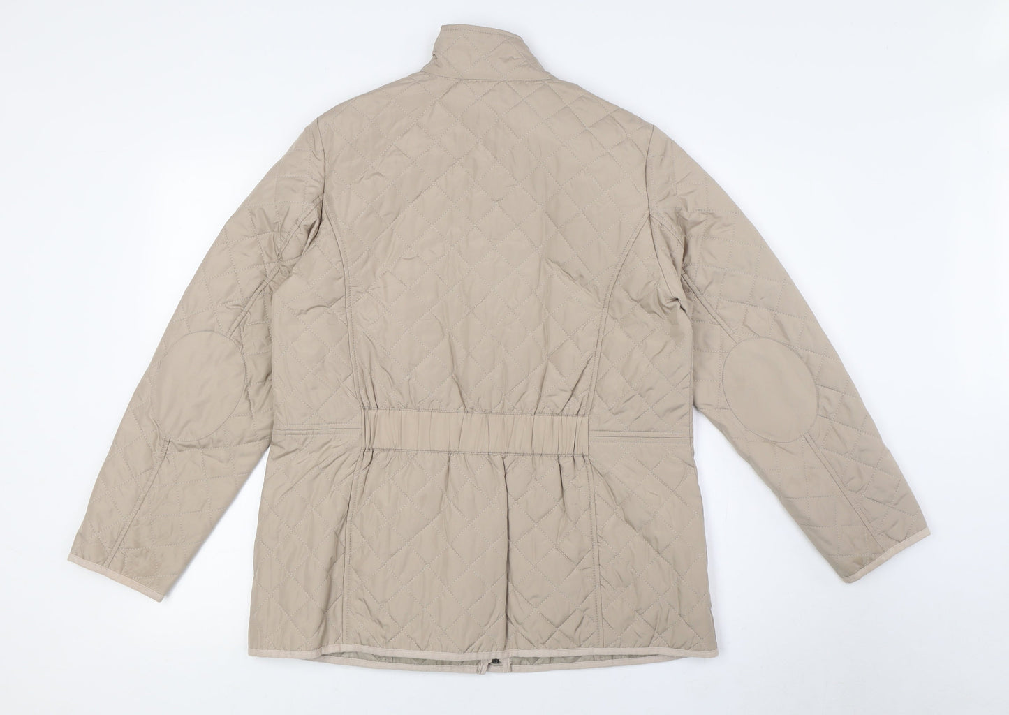 Marks and Spencer Womens Beige Jacket Size 14 Snap