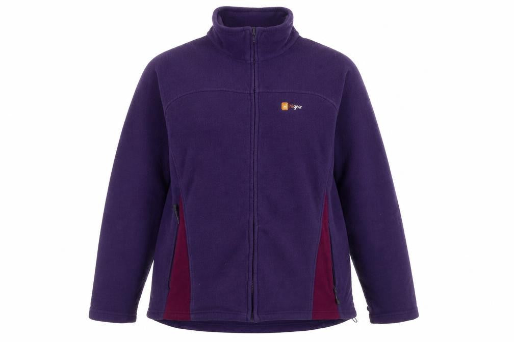 Hi Gear Womens Purple Jacket Coatigan Size 20 Zip - Interactive