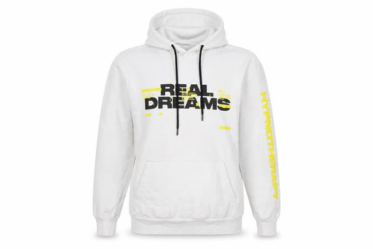 Bershka Womens White Cotton Pullover Sweatshirt Size XS - Real Dream