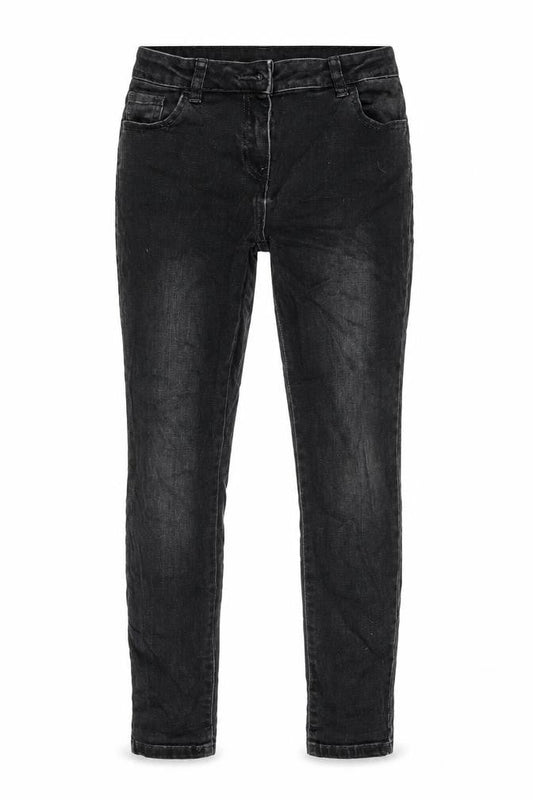 Next Womens Black Cotton Skinny Jeans Size 12 L23 in Slim
