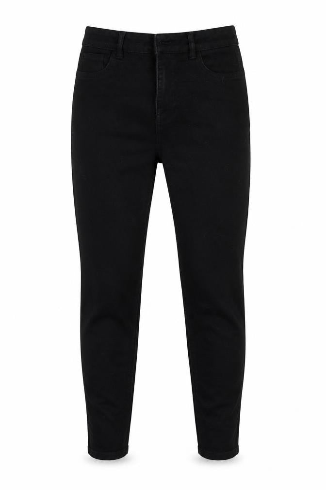 New Look Womens Black Cotton Skinny Jeans Size 14 L26 in Regular