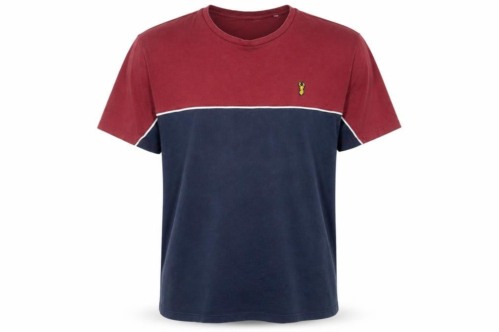 Next Mens Blue Cotton T-Shirt Size L Crew Neck