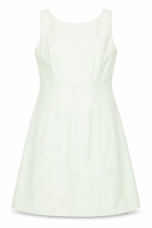 Coast Womens Green Polyester A-Line Size 12 Round Neck Zip