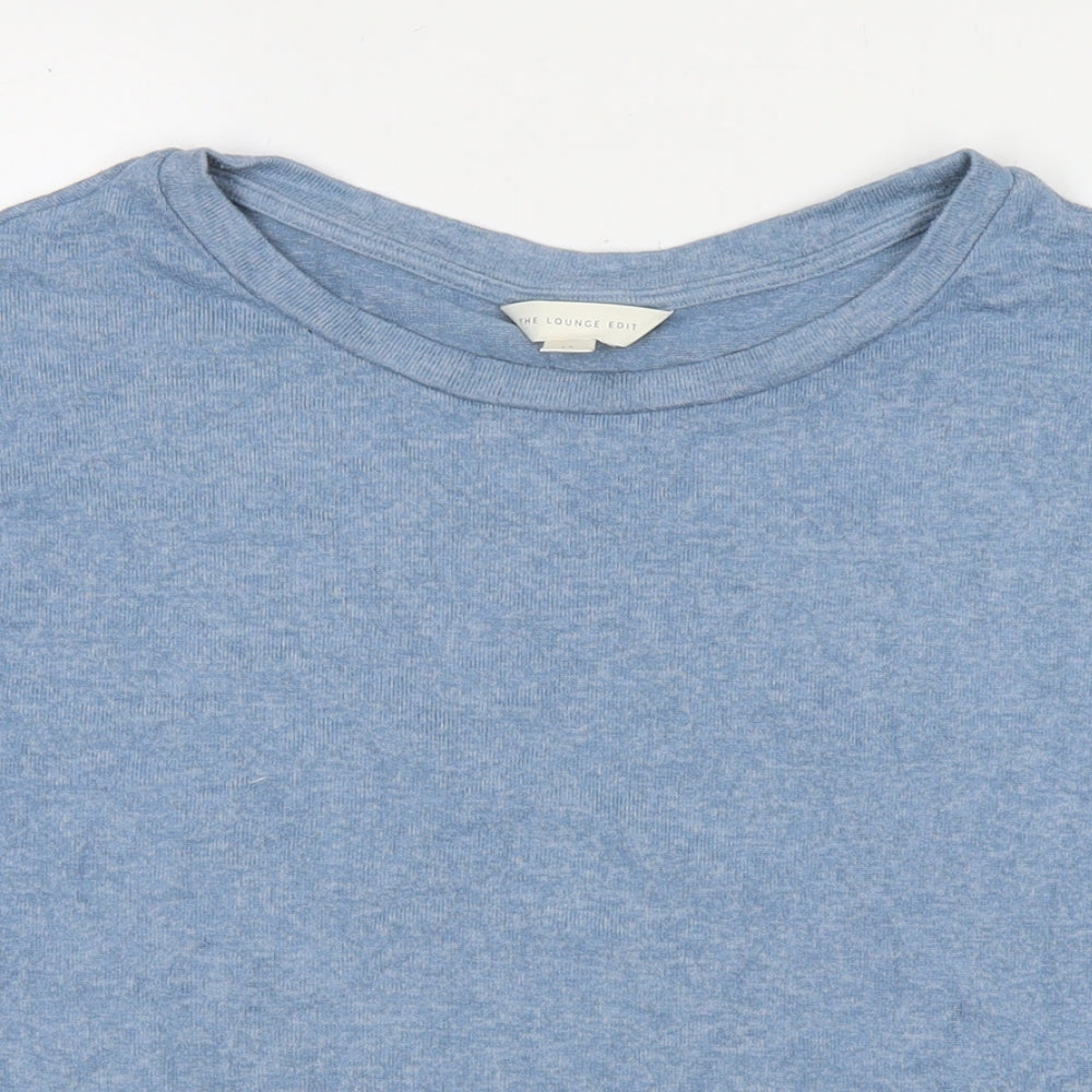 Marks and Spencer Womens Blue Viscose Pullover Sweatshirt Size 12 Pullover