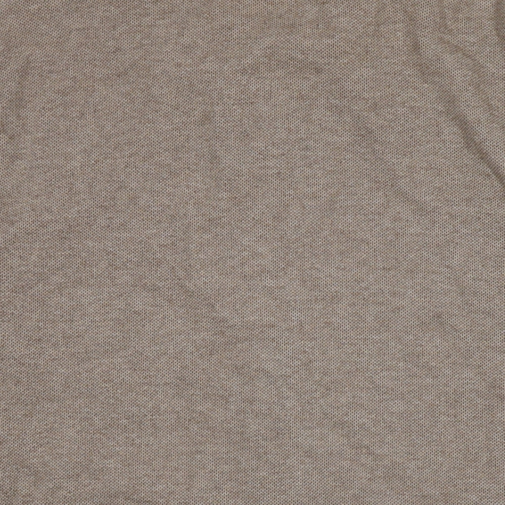 Lands' End Mens Brown Cotton Full Zip Sweatshirt Size L
