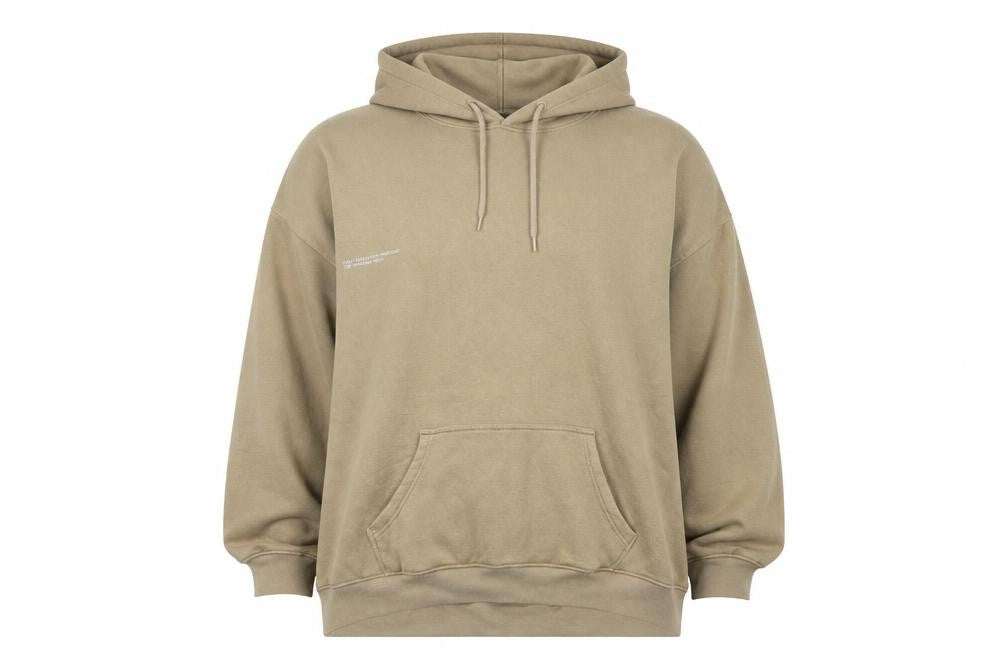 PRETTYLITTLETHING Womens Brown Cotton Pullover Hoodie Size 3XL Pullover - Logo
