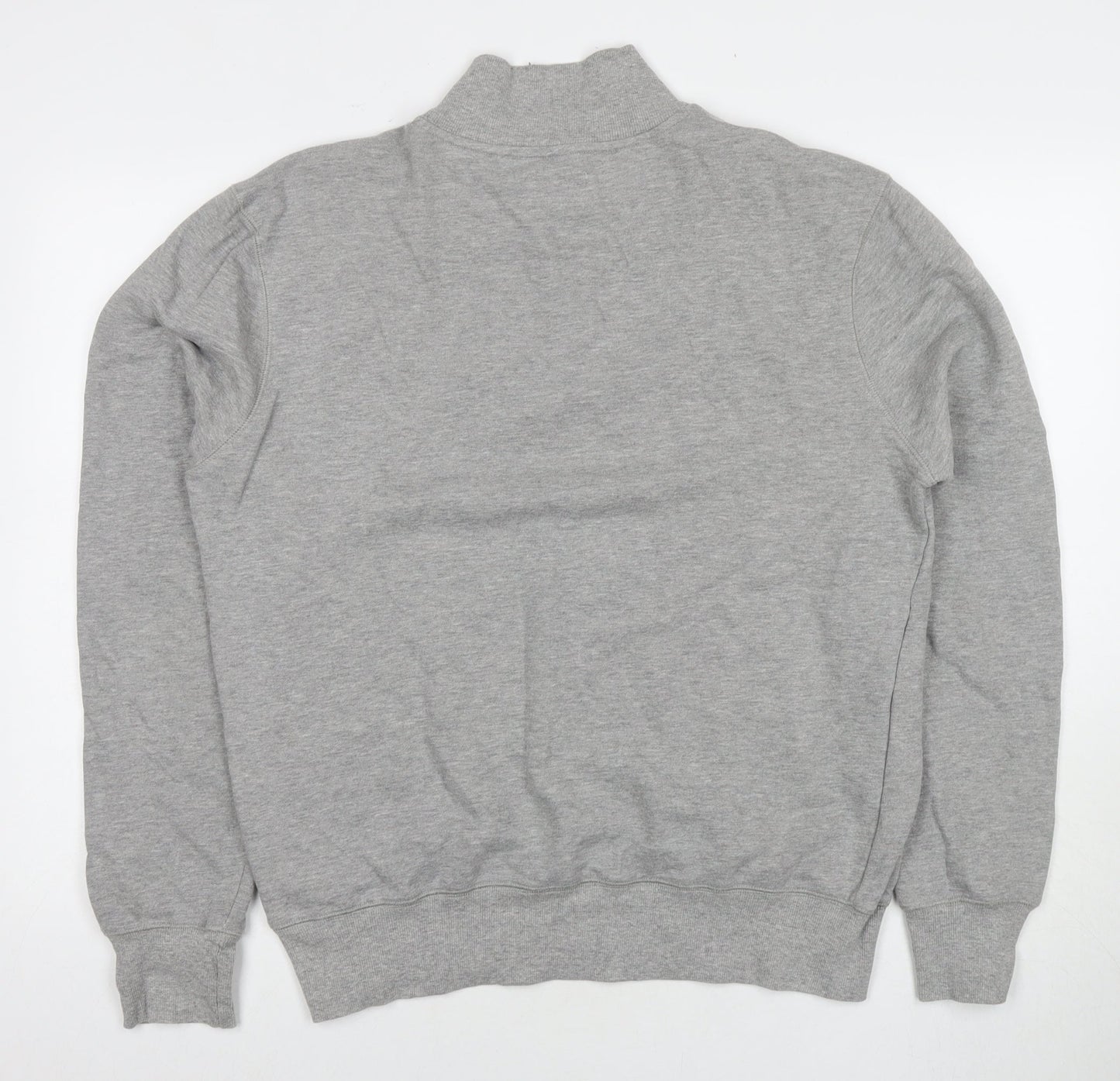 Peter Werth Mens Grey Cotton Pullover Hoodie Size L