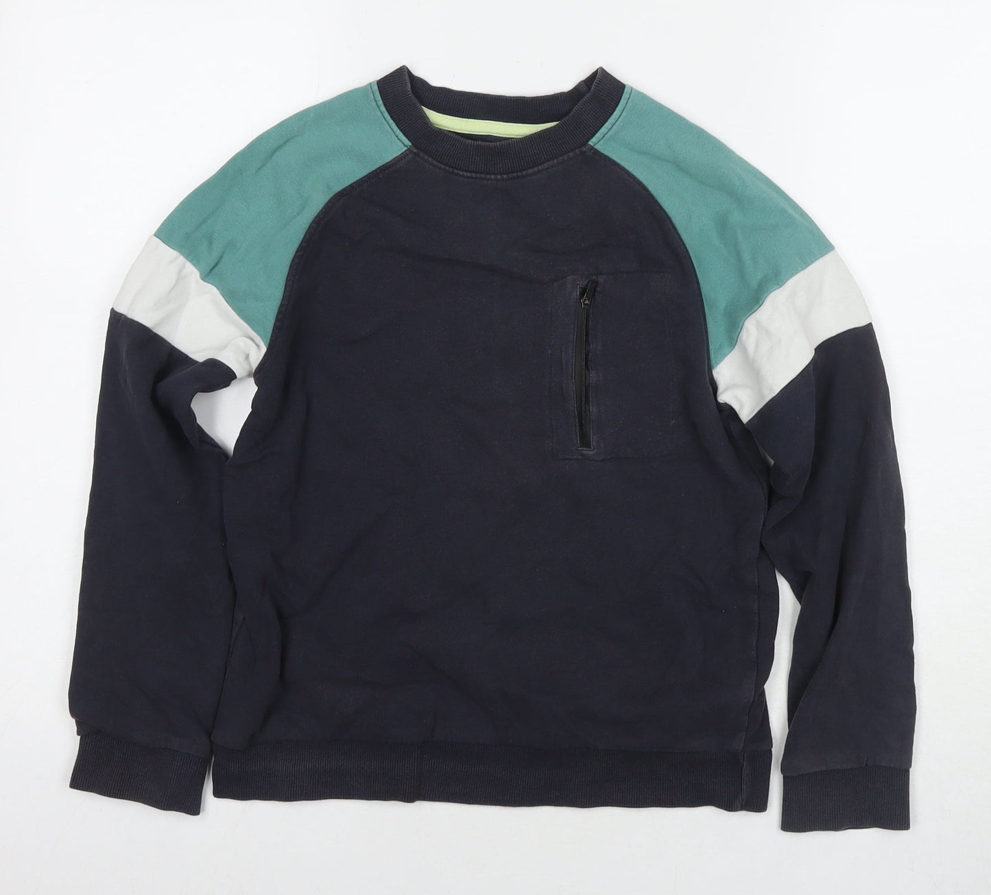 John Lewis Boys Multicoloured Cotton Pullover Sweatshirt Size 11 Years Pullover