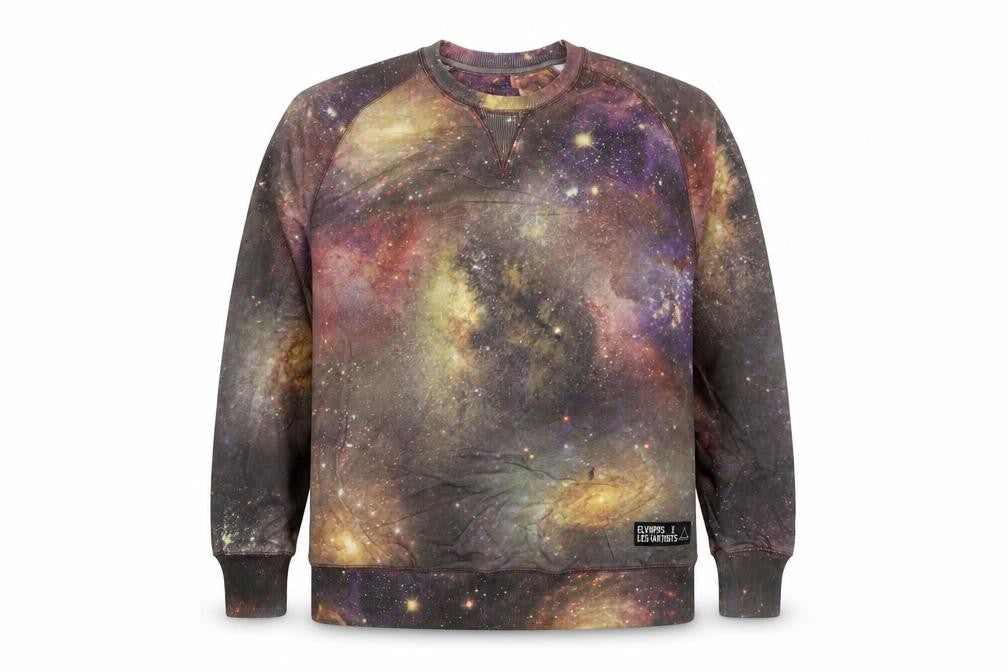 Eleven Paris Womens Multicoloured Geometric Cotton Pullover Sweatshirt Size 2XL Pullover - West 77