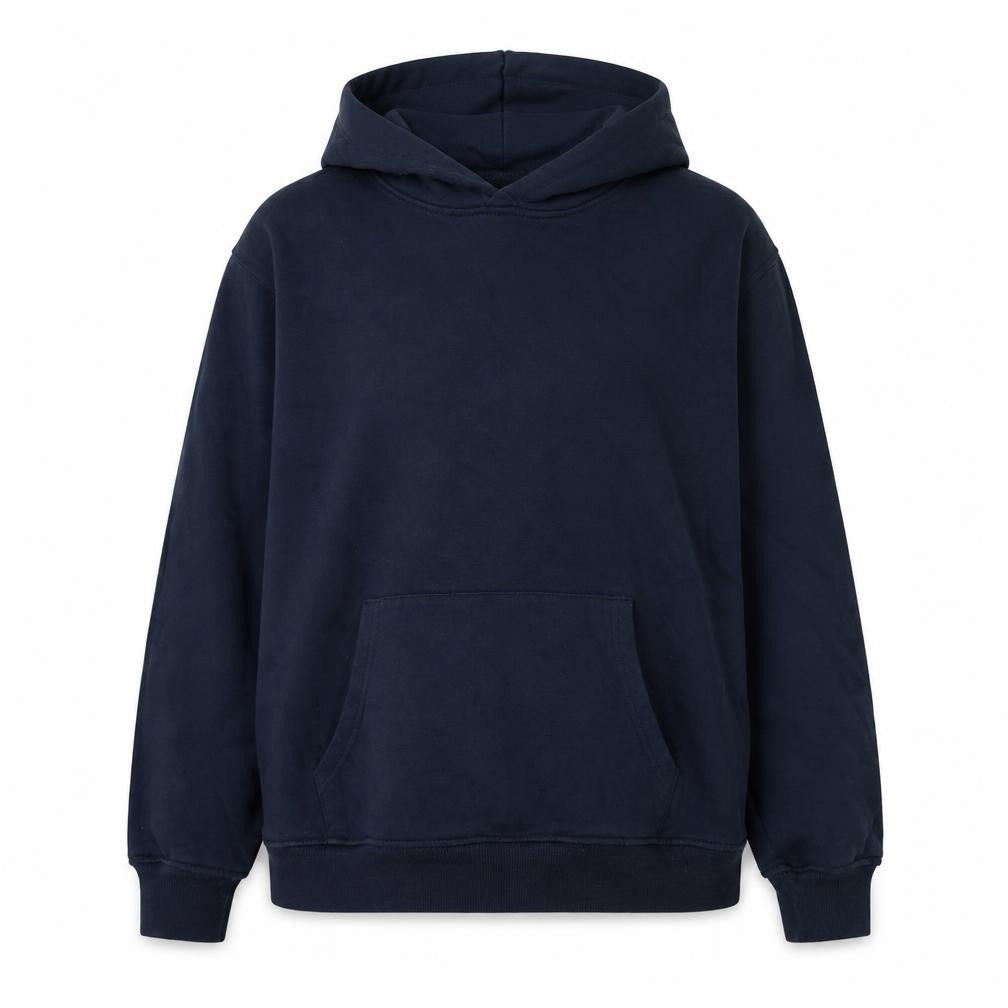 New Look Womens Blue Cotton Pullover Sweatshirt Size M Pullover