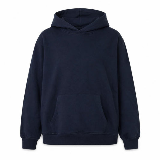 New Look Womens Blue Cotton Pullover Sweatshirt Size M Pullover