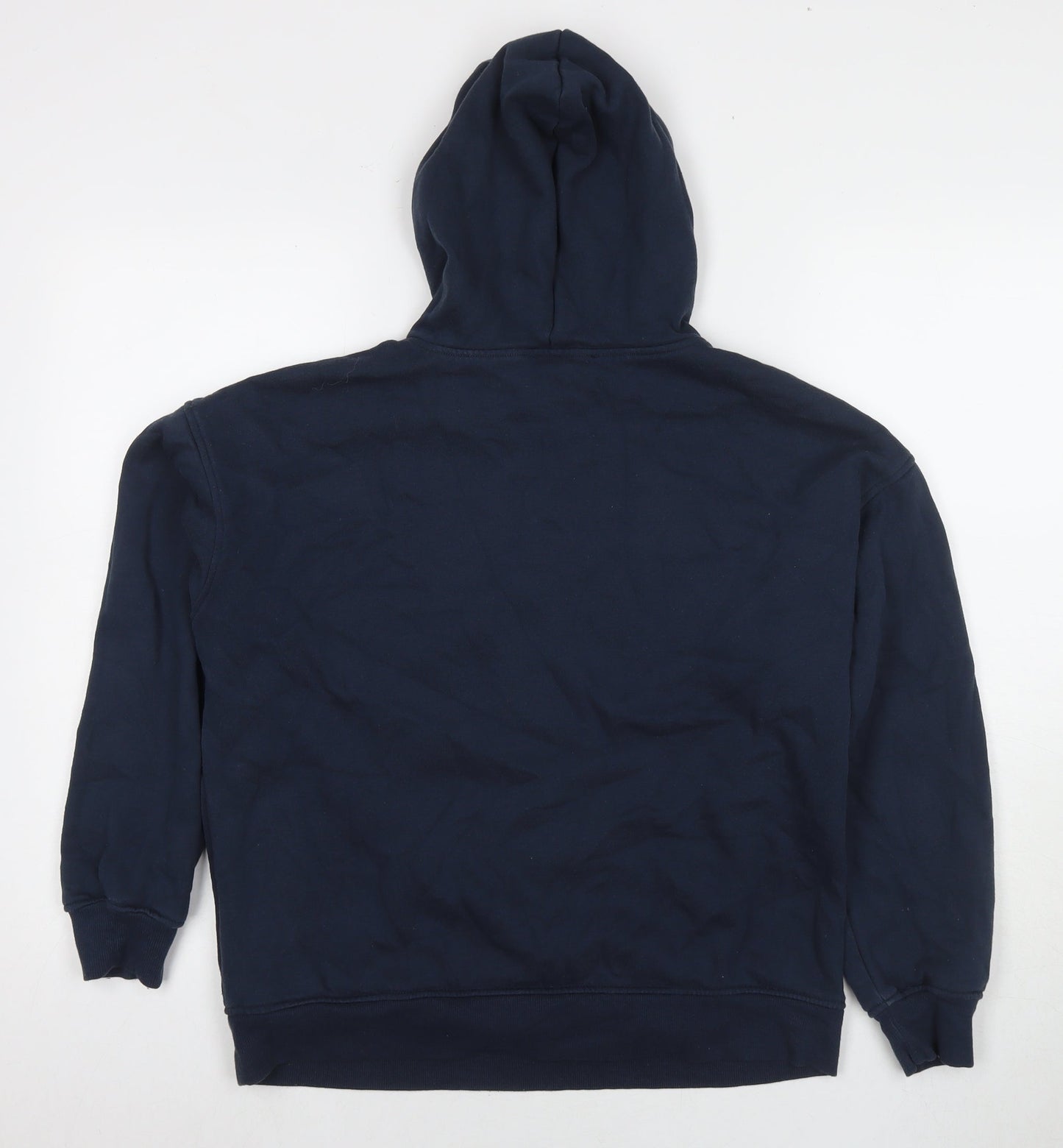 New Look Womens Blue Cotton Pullover Sweatshirt Size M Pullover