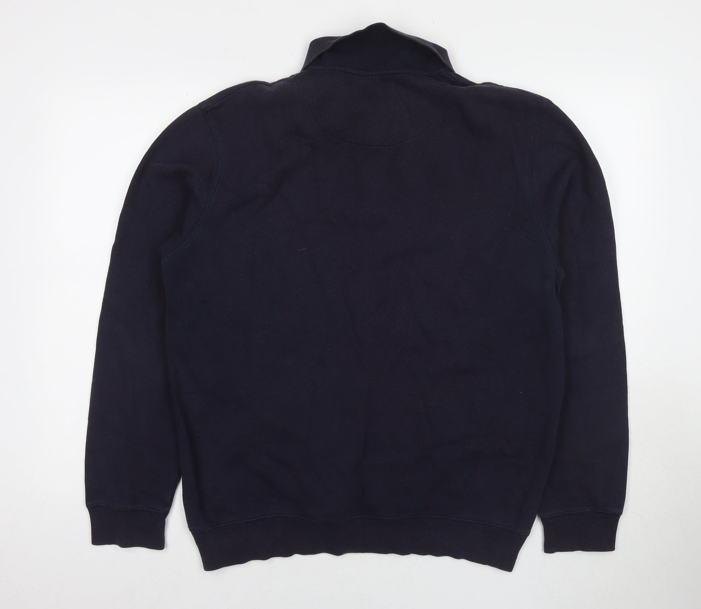 Lincoln Mens Blue Cotton Pullover Sweatshirt Size M