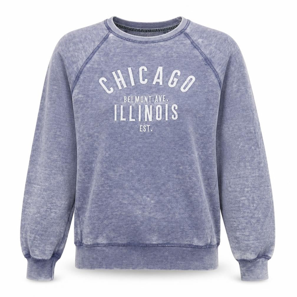 NEXT Womens Blue Cotton Pullover Sweatshirt Size XS Pullover - Chicago