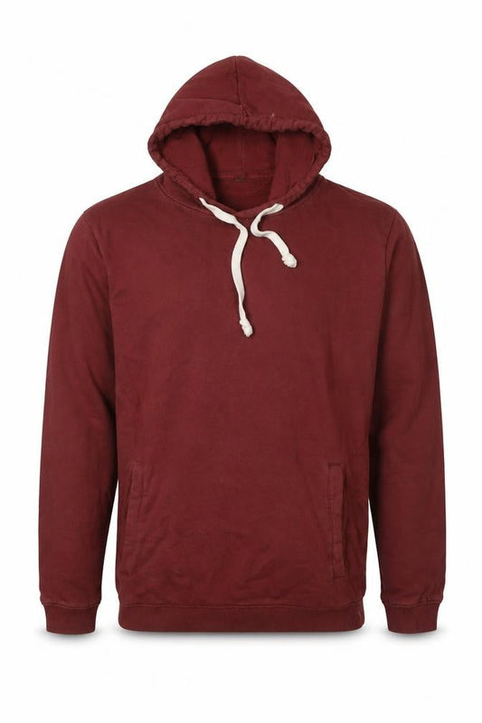 Teemill Mens Brown Cotton Pullover Sweatshirt Size S - Pockets