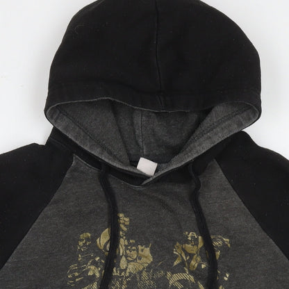 Preloved Universal Studios Monsters Mens Grey Cotton Pullover Hoodie Size M - Avengers - Detail