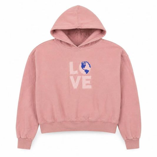 Bershka Womens Pink Cotton Pullover Sweatshirt Size S Pullover - Love