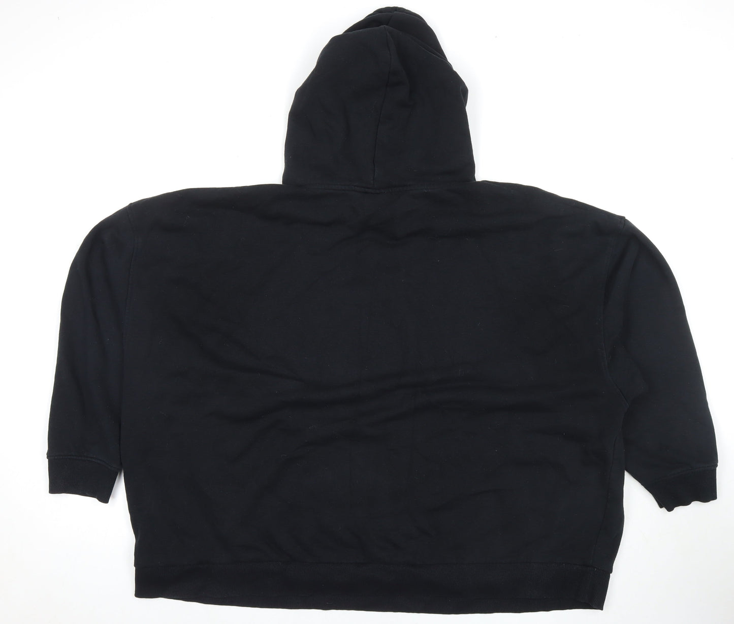 ASOS Womens Black Cotton Pullover Sweatshirt Size 22 Pullover