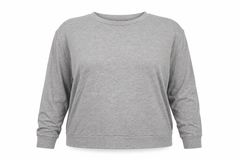 ASOS Womens Grey Cotton Pullover Sweatshirt Size 16 Pullover