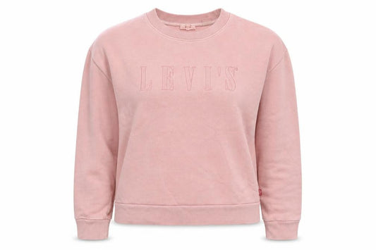 Levi's Womens Pink Cotton Pullover Sweatshirt Size M Pullover - Logo