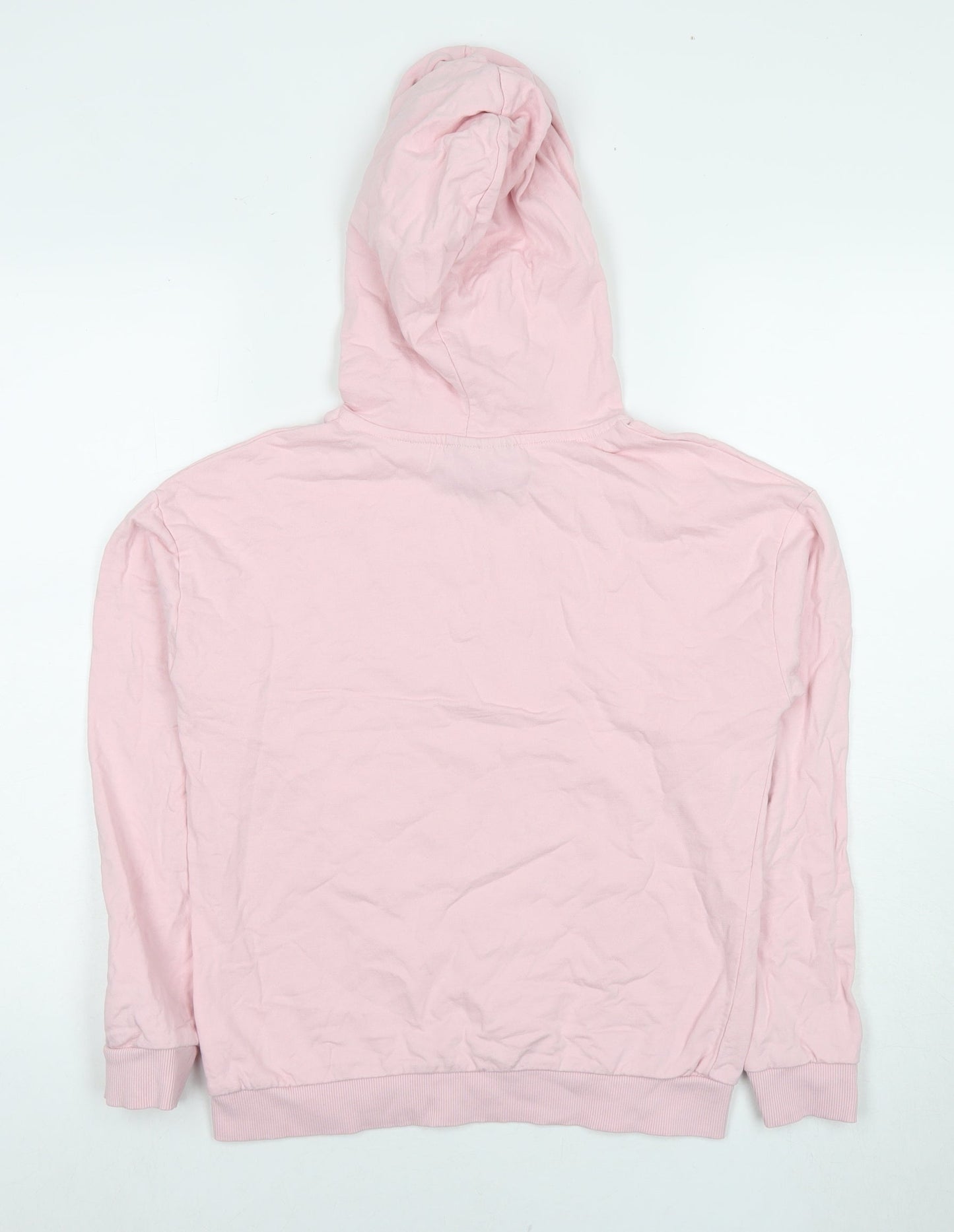Closure Womens Pink Cotton Pullover Hoodie Size 8 Pullover