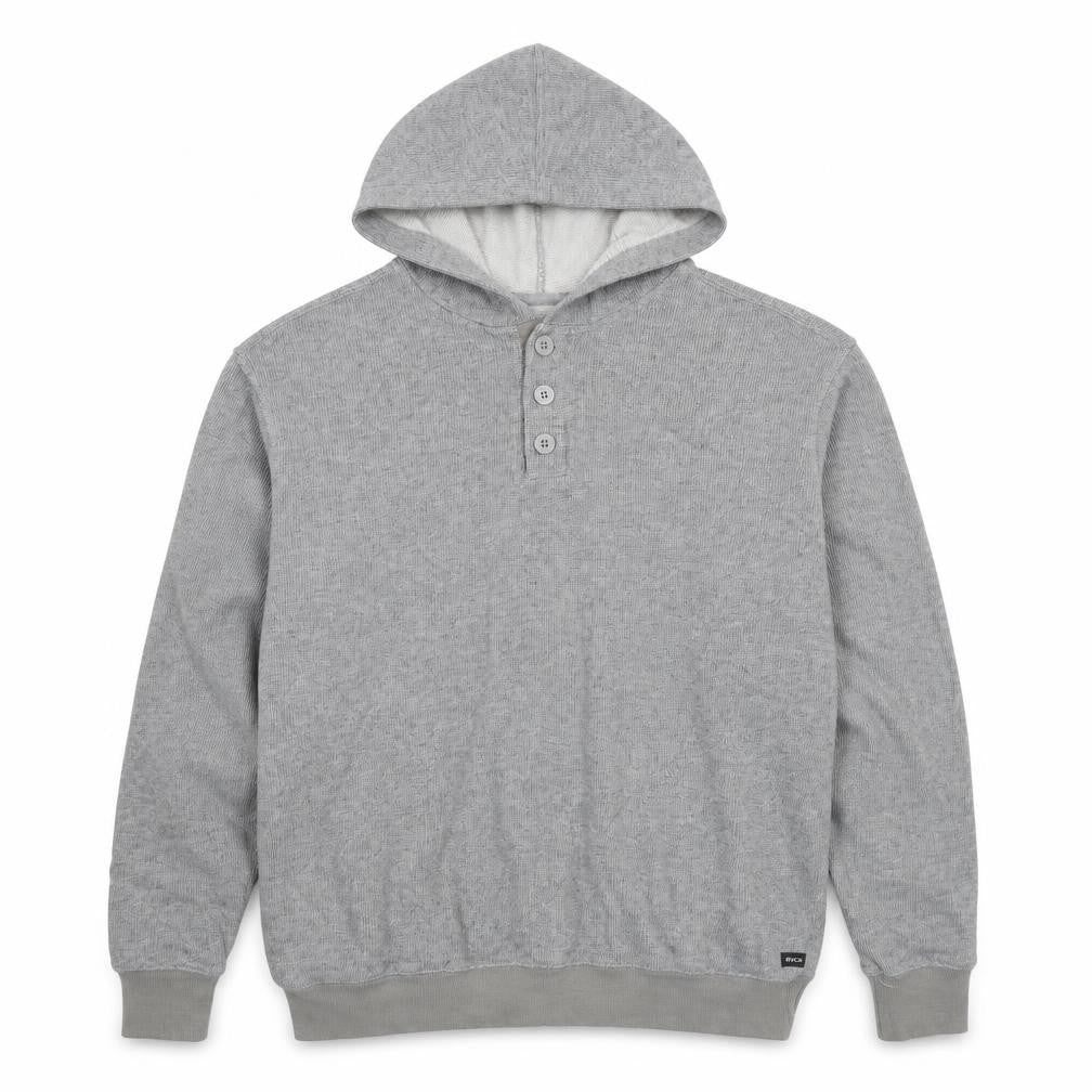 Raca Mens Grey Cotton Pullover Hoodie Size L