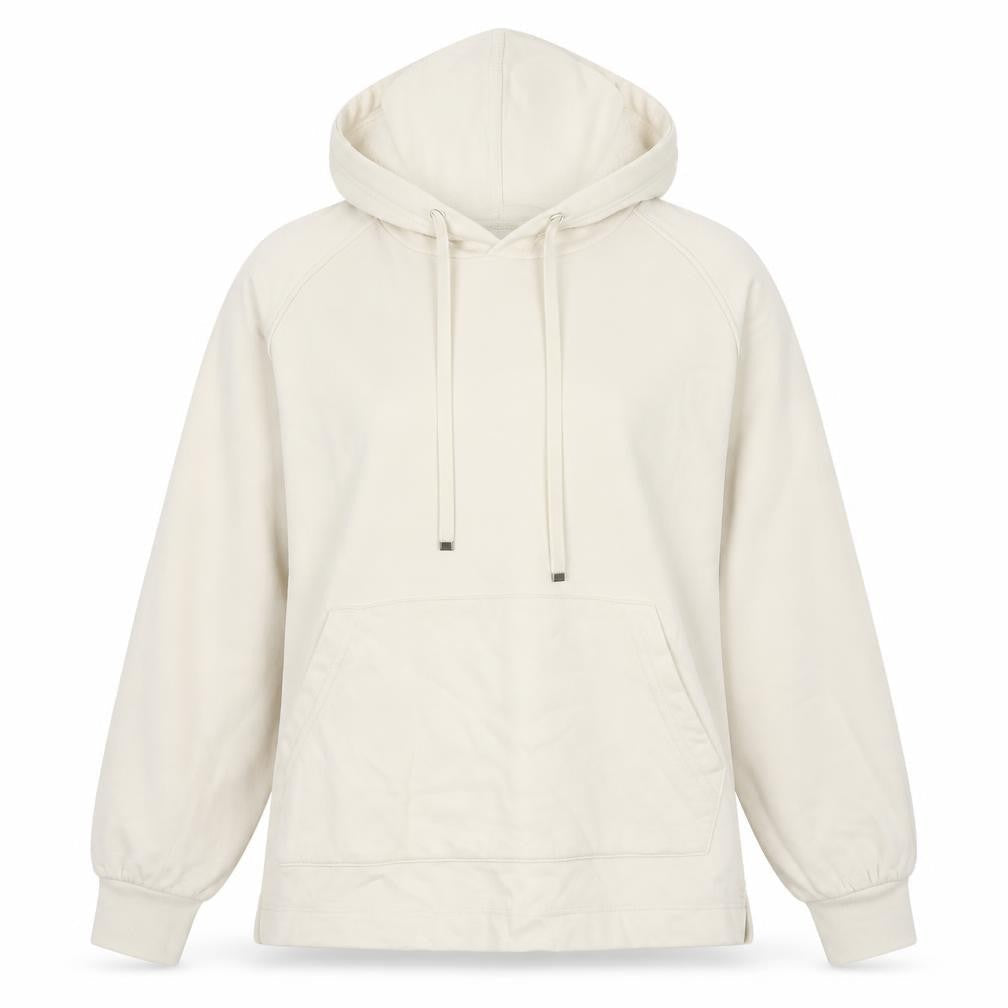 Autograph Womens Ivory Cotton Pullover Hoodie Size 8 Pullover