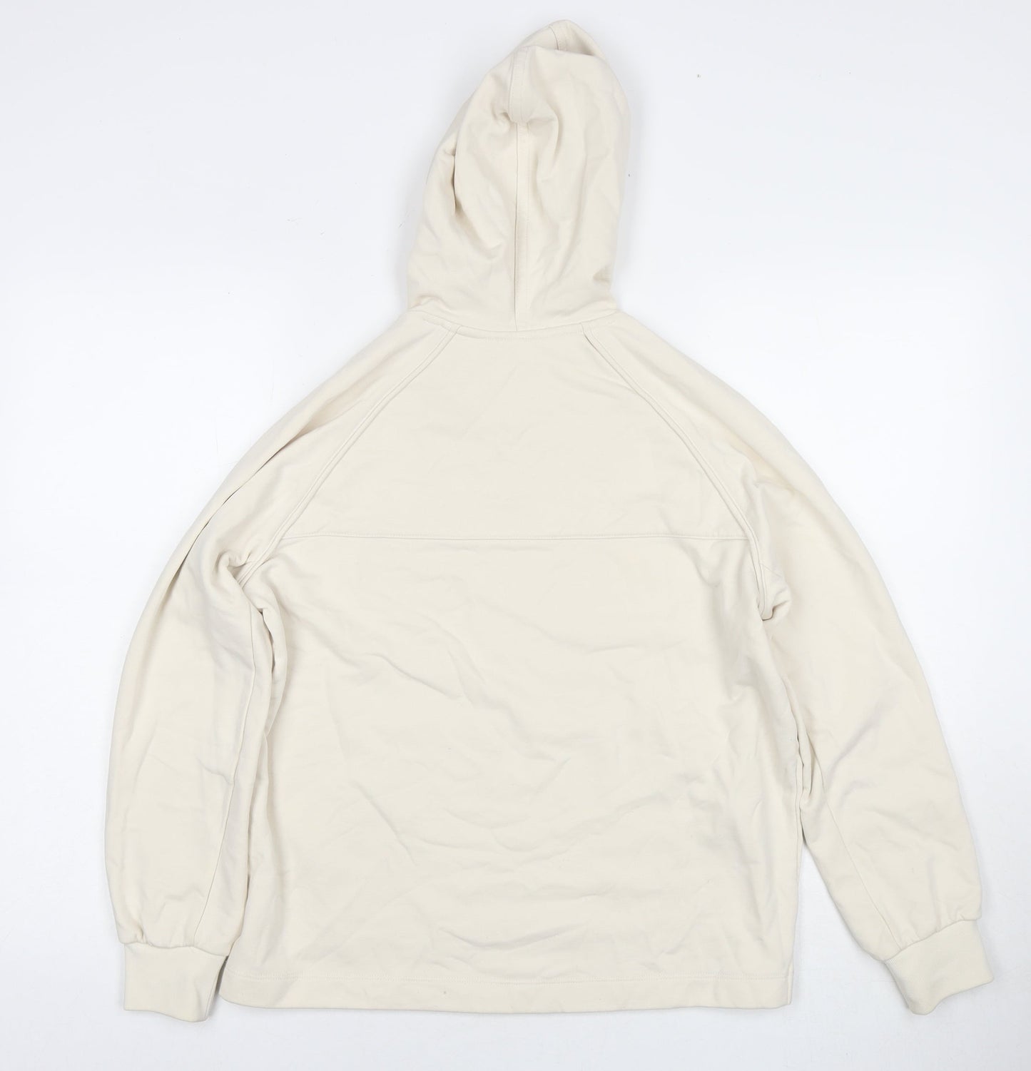 Autograph Womens Ivory Cotton Pullover Hoodie Size 8 Pullover