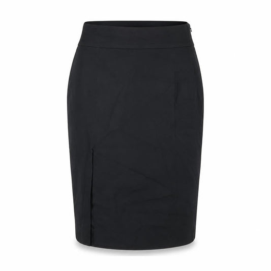 French Connection Womens Black Viscose Straight & Pencil Skirt Size 8 Zip