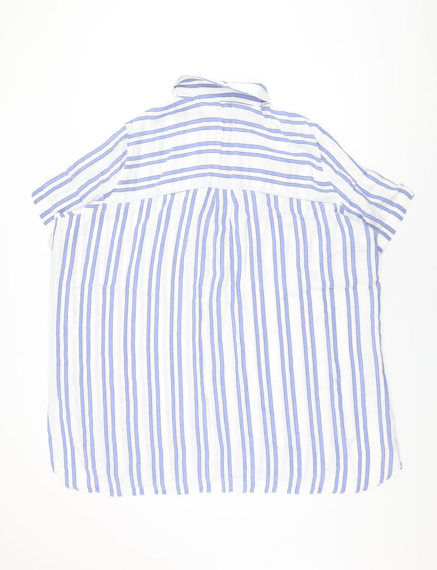 ASOS Womens White Striped Cotton Cover Up Size 20