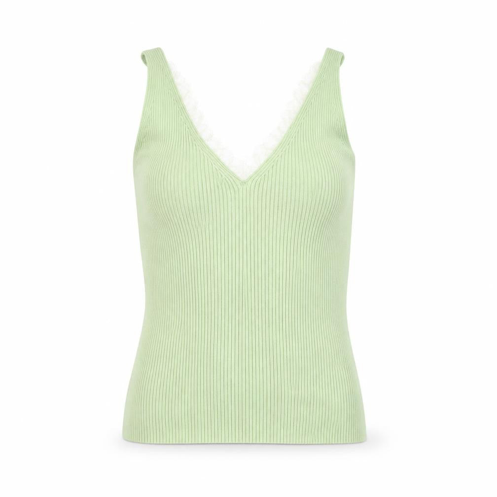 QED London Womens Green Viscose Basic T-Shirt Size S V-Neck