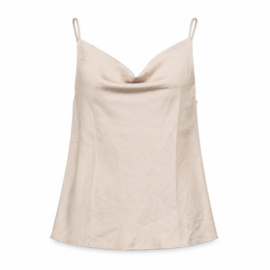 Vera & Lucy Womens Pink Polyester Camisole T-Shirt Size M Cowl Neck